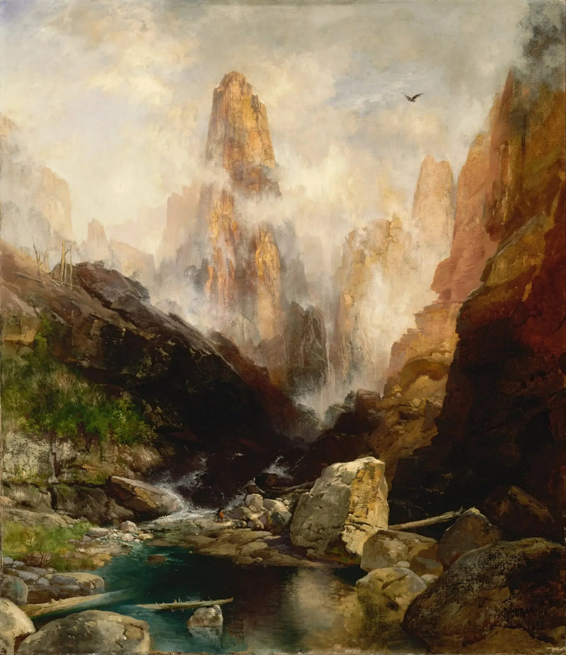 Dimma i Kanab-dalen, Utah - Thomas Moran