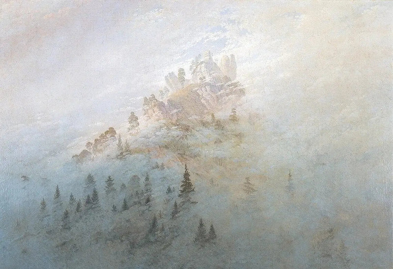 Morgondimma i bergen - Caspar David Friedrich