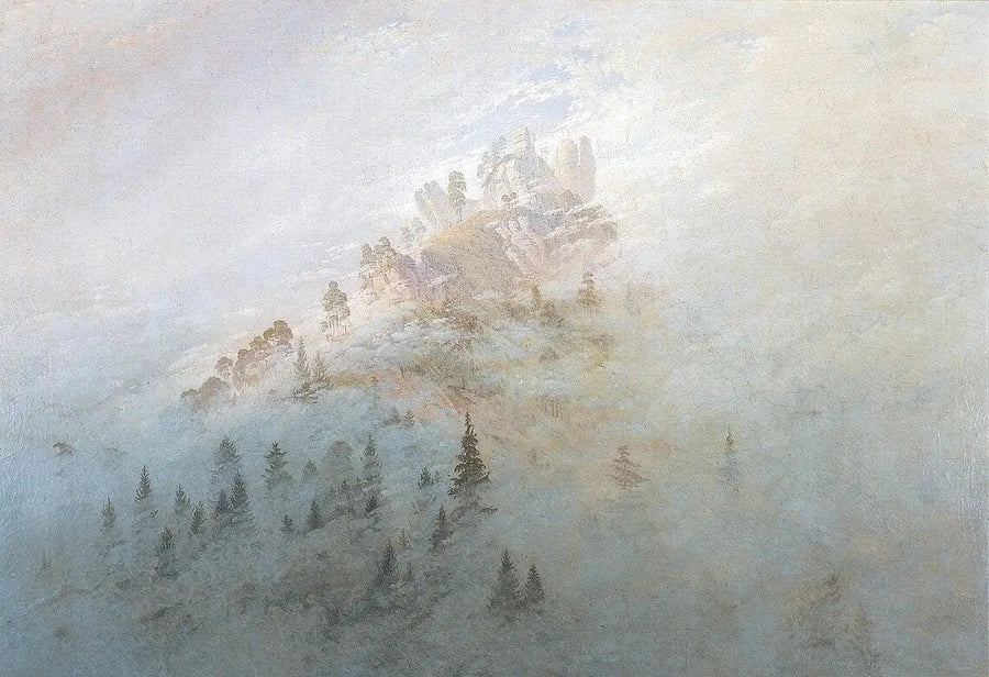 Morgondimma i bergen - Caspar David Friedrich
