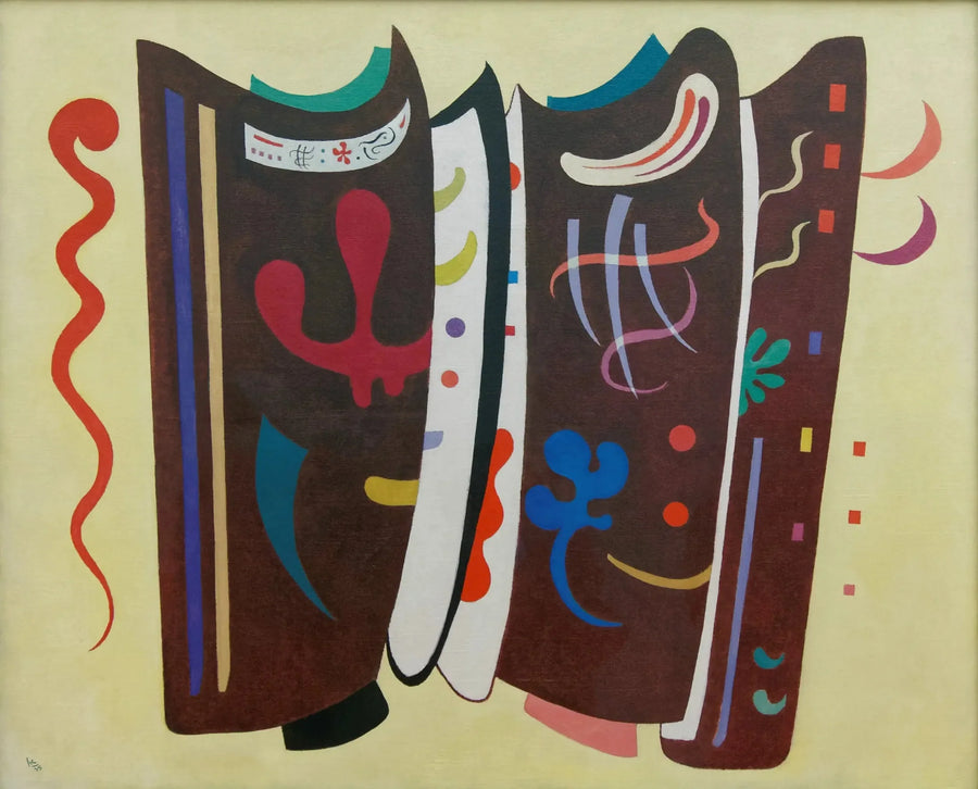 Brun kompletterad - Vassily Kandinsky