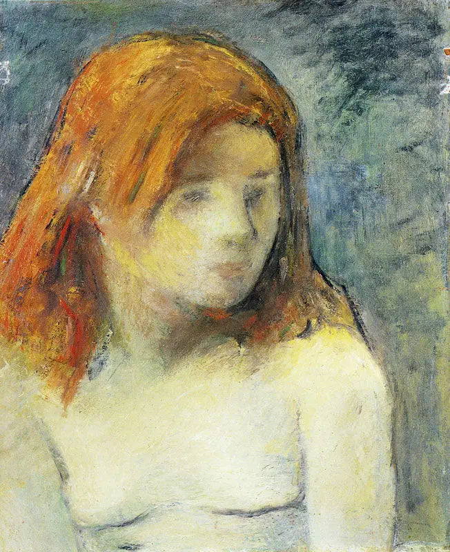 Naken tonårsflicka - Paul Gauguin