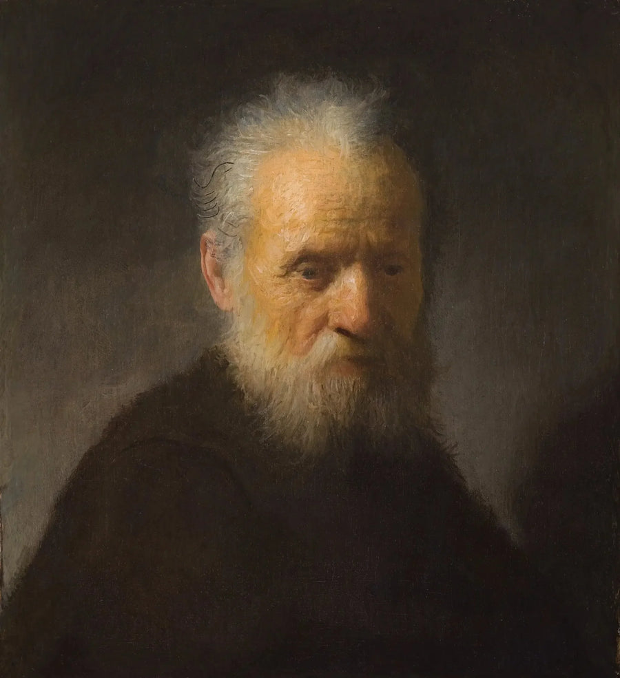 Byst av en gammal skäggig man - Rembrandt