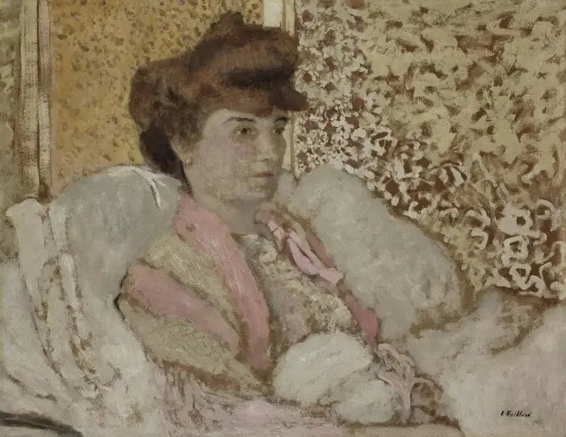Sittande kvinnobyst (Misia Natanson) - Édouard Vuillard