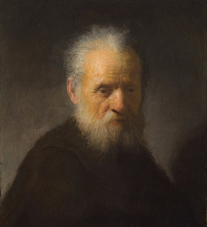 Byst av en gammal skäggig man - Rembrandt