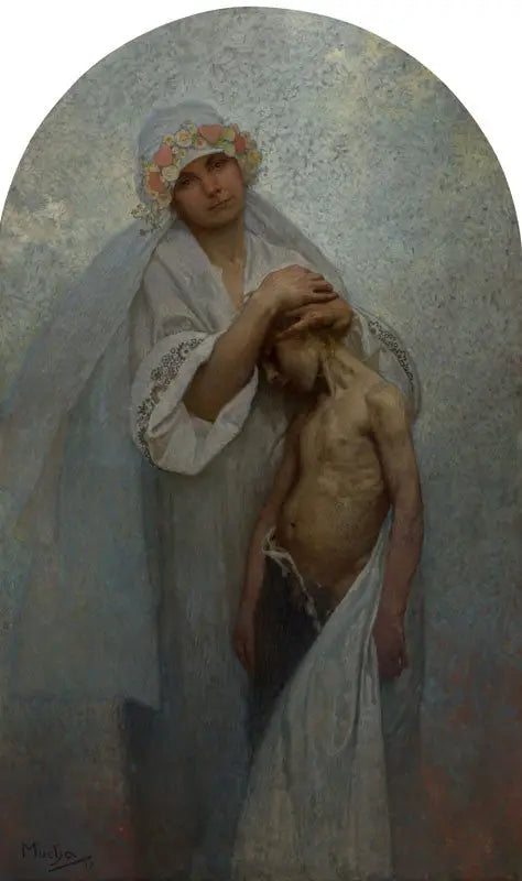 Tjeckiskt hjärta - Alphonse Mucha