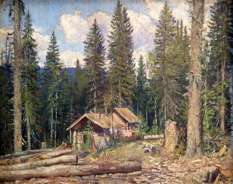 Hus i skogen - Ivan Chichkine