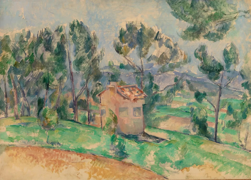 Jaktstuga i Provence - Paul Cézanne