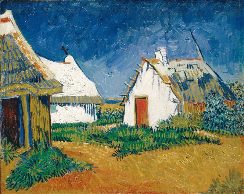 Vita stugor vid Saintes-Maries - Vincent van Gogh