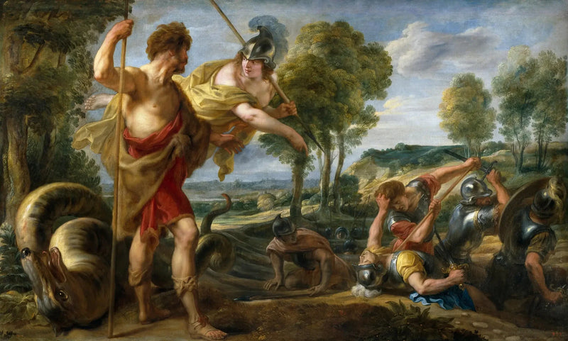 Cadmus och Minerva - Peter Paul Rubens