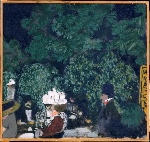 Kafé vid Bois de Boulogne - Édouard Vuillard