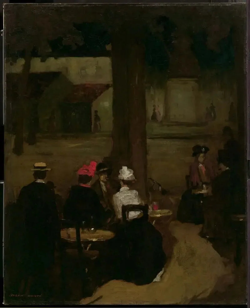 Kaféterrass - Robert Henri