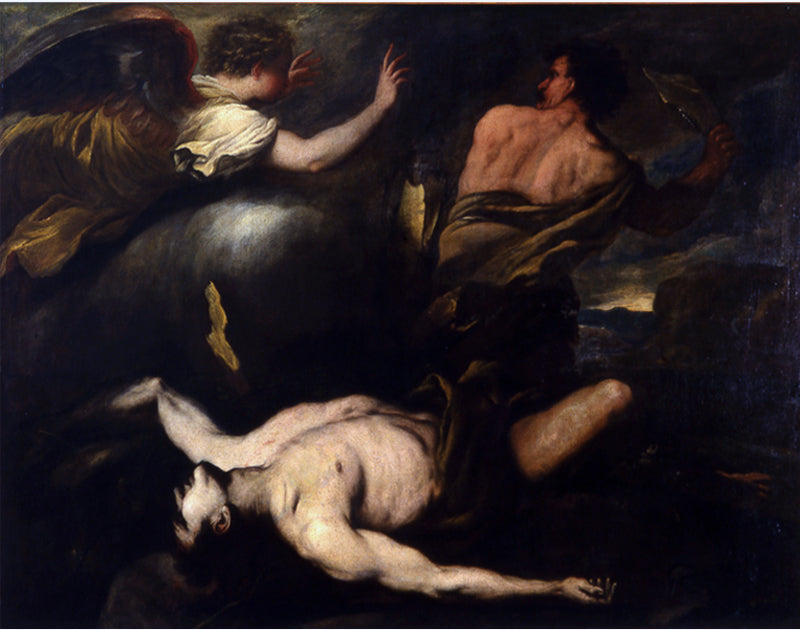 Caïn och Abel - Luca Giordano