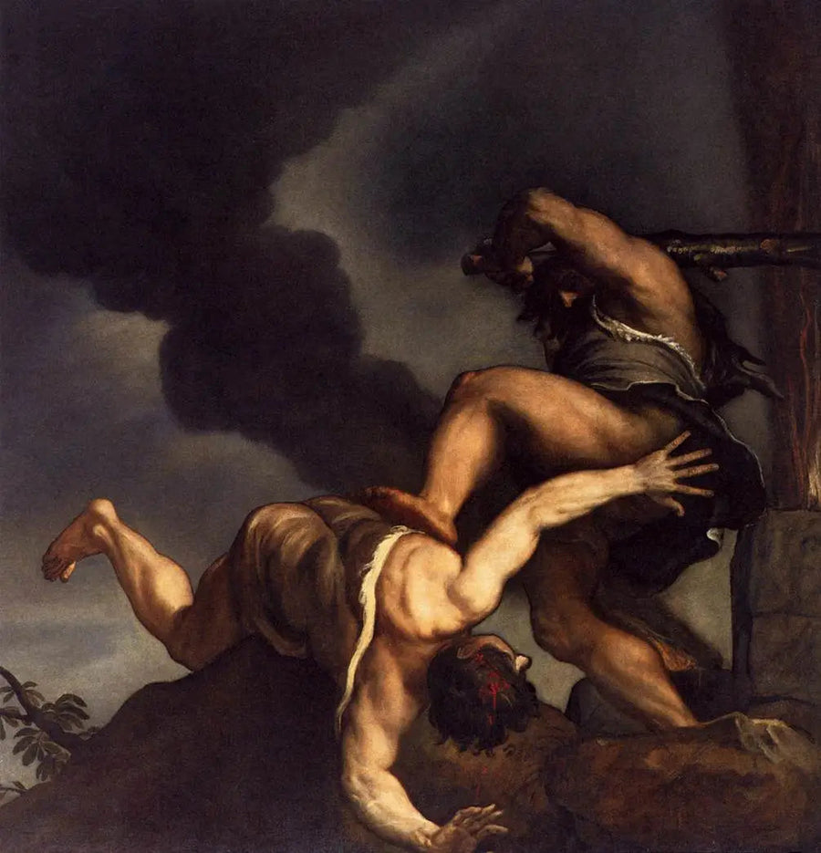 Kain och Abel - Titian