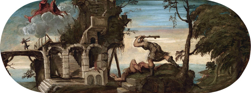 Caïn som dödar Abel - Jacopo Tintoretto