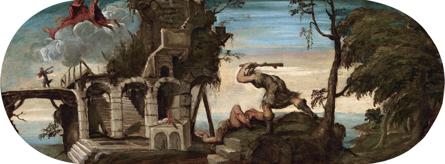 Caïn som dödar Abel - Jacopo Tintoretto