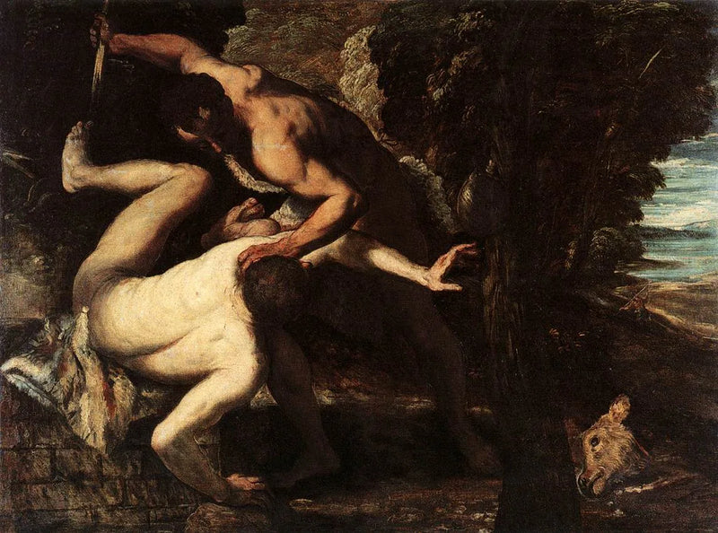 Caïn som dödar Abel (Le Tintoret) - Jacopo Tintoretto