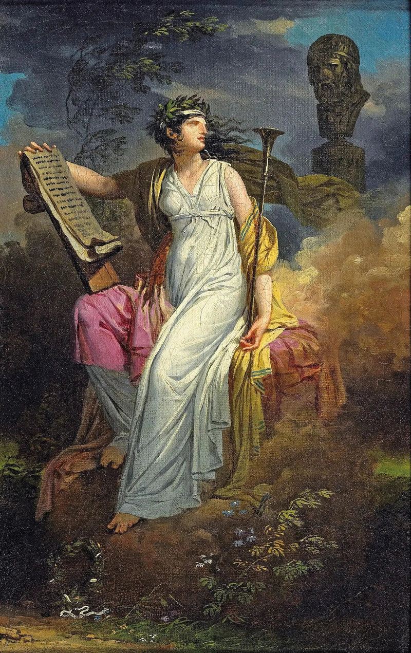 Calliope, poesins musa - Charles Meynier