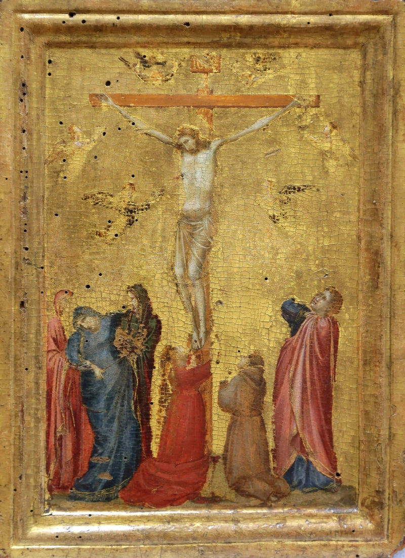 Calvaire med helige Franciskus av Assisi - Giotto