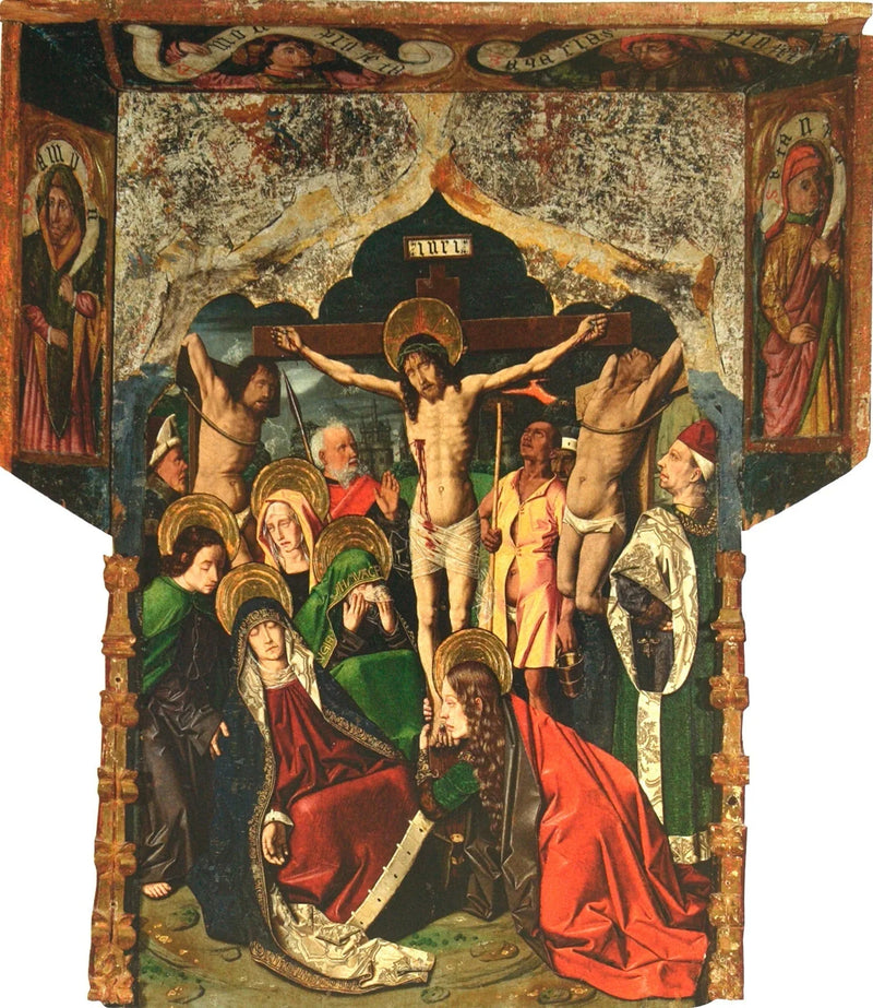 Calvaire för altartavlan av Sainte Engratia - Bartolomé Bermejo