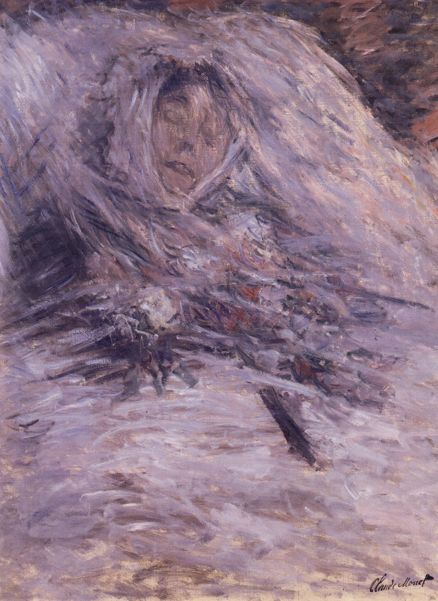 Camille på sin dödsbädd W543 - Claude Monet