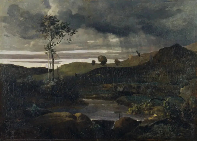 Romkampanj på vintern - Jean-Baptiste Camille Corot