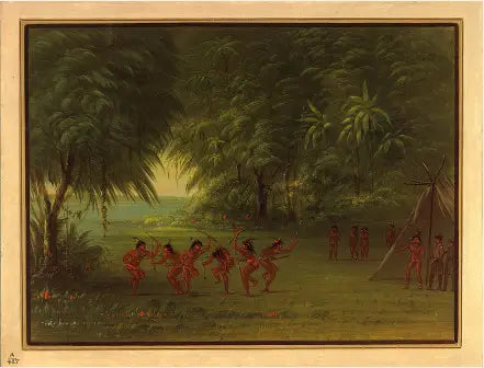 Tapuyas läger - George Catlin