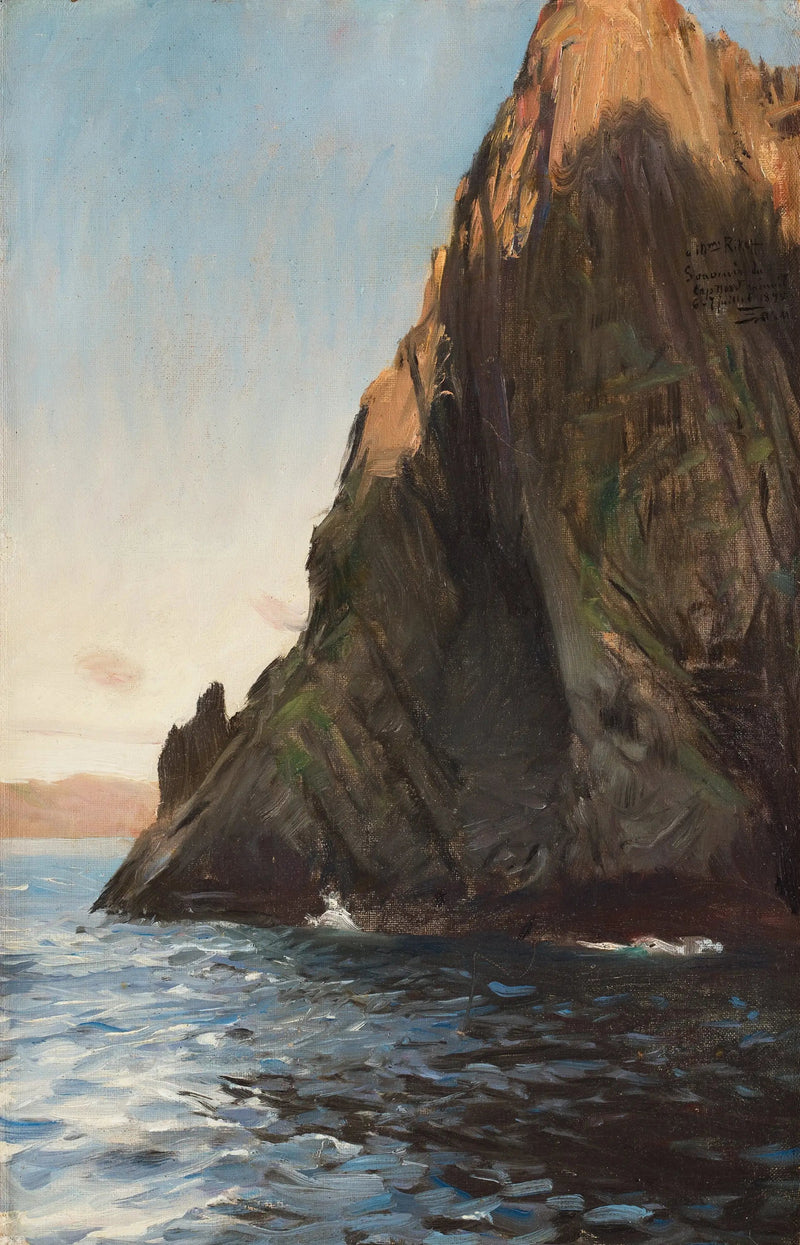 Cap Nord med midnattssolen - Anders Zorn