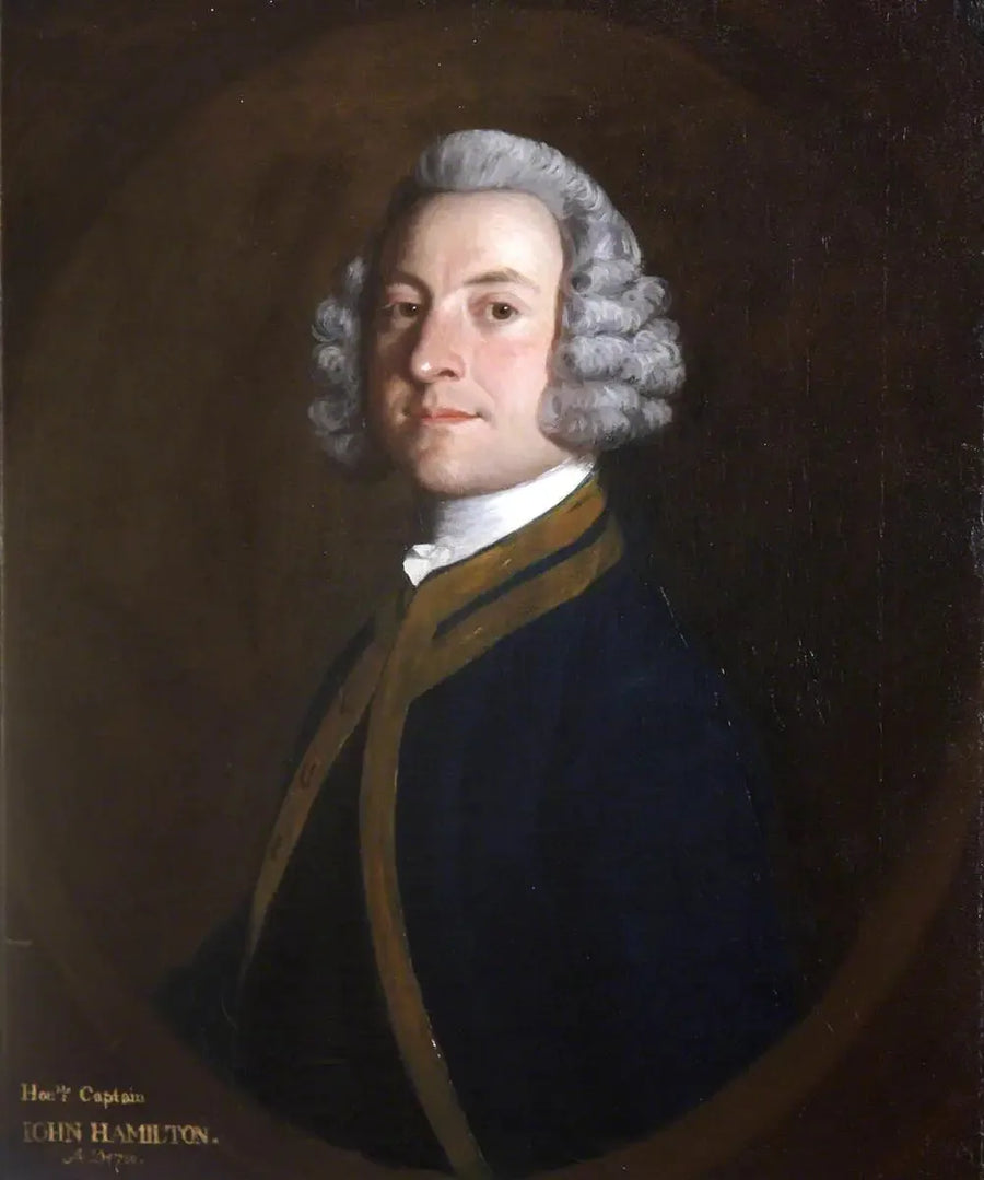 Kaptenen den ärorike John Hamilton (1714–1755) - Joshua Reynolds