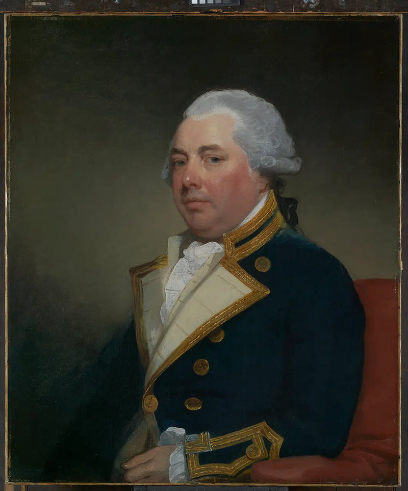 Kapten Sir William Abdy, Bt, circa 1732-1803 - Gilbert Stuart