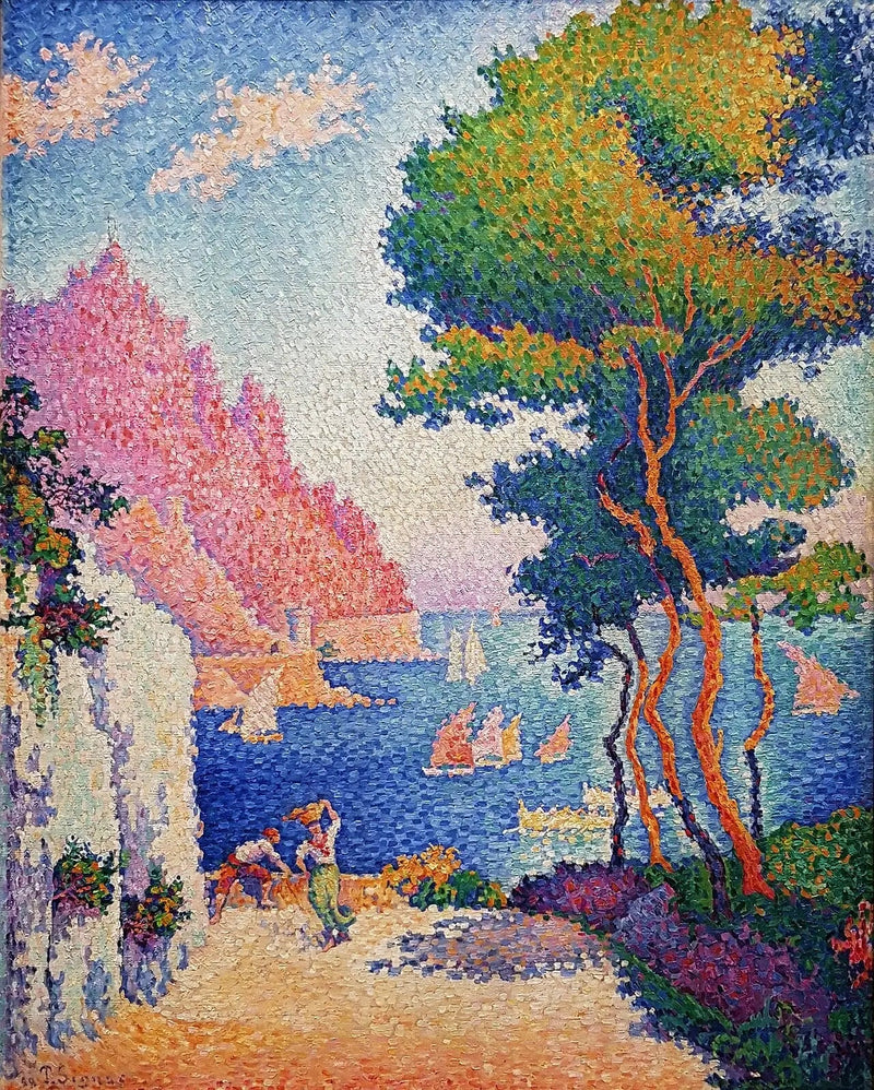 Capo di Noli, nära Genua - Paul Signac