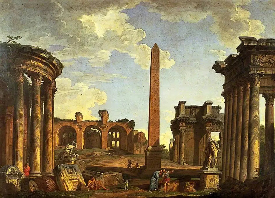Romersk capriccio - Giovanni Paolo Panini