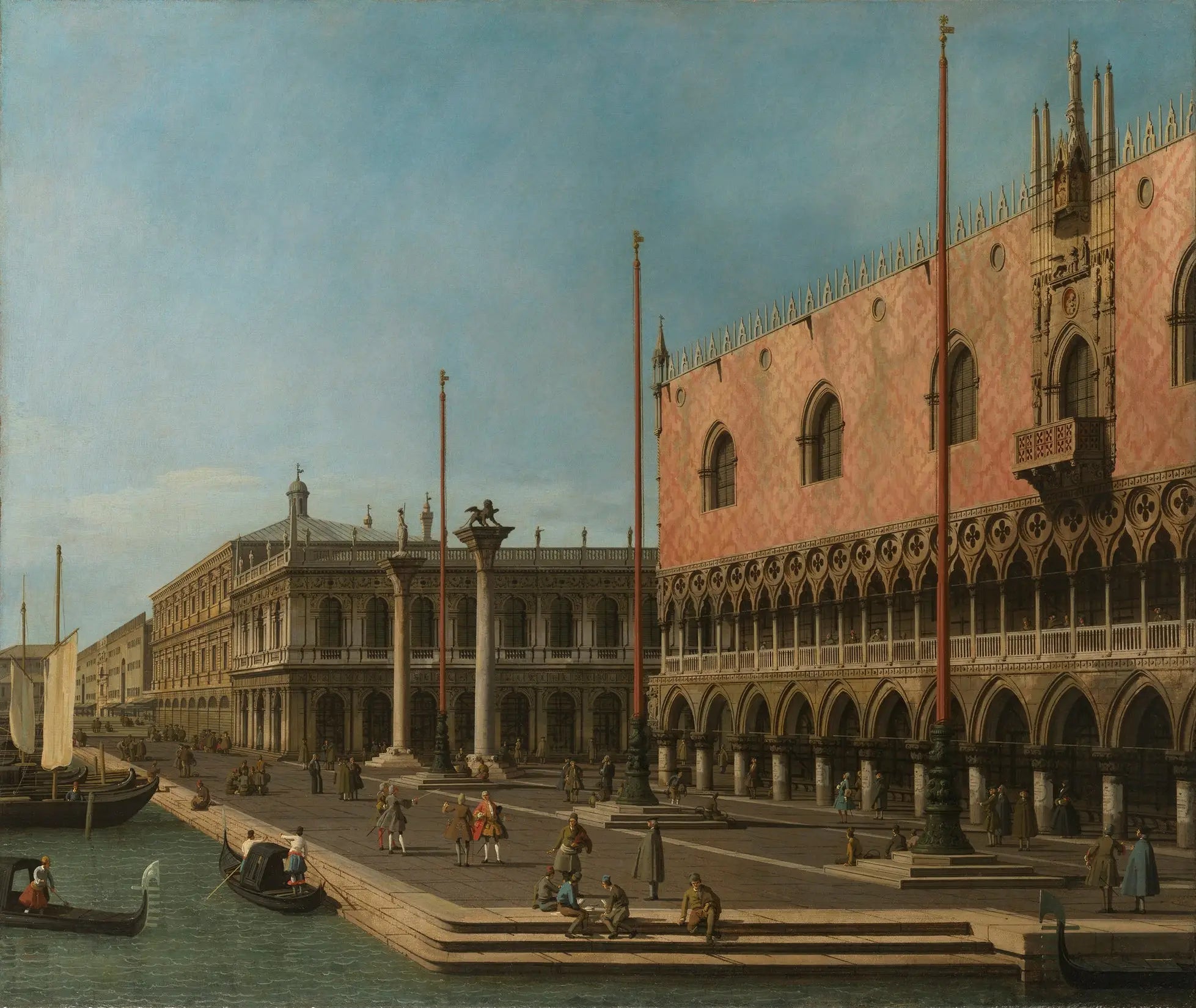 Caprice du Môle et du palais du Doge - Canaletto - Alpha Reproduction