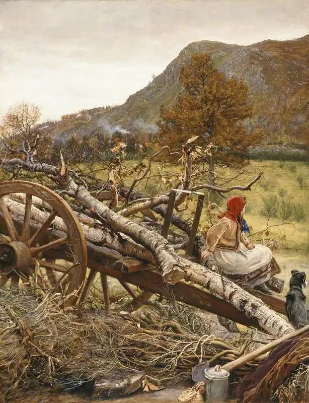 Vinterbränsle - John Everett Millais