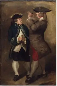 Karikatyr av Sir William Lowther och Joseph Leeson, framtida 1:e greve av Milltown - Joshua Reynolds