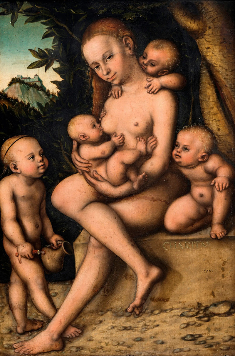 Caritas (Charité) - Lucas Cranach den äldre