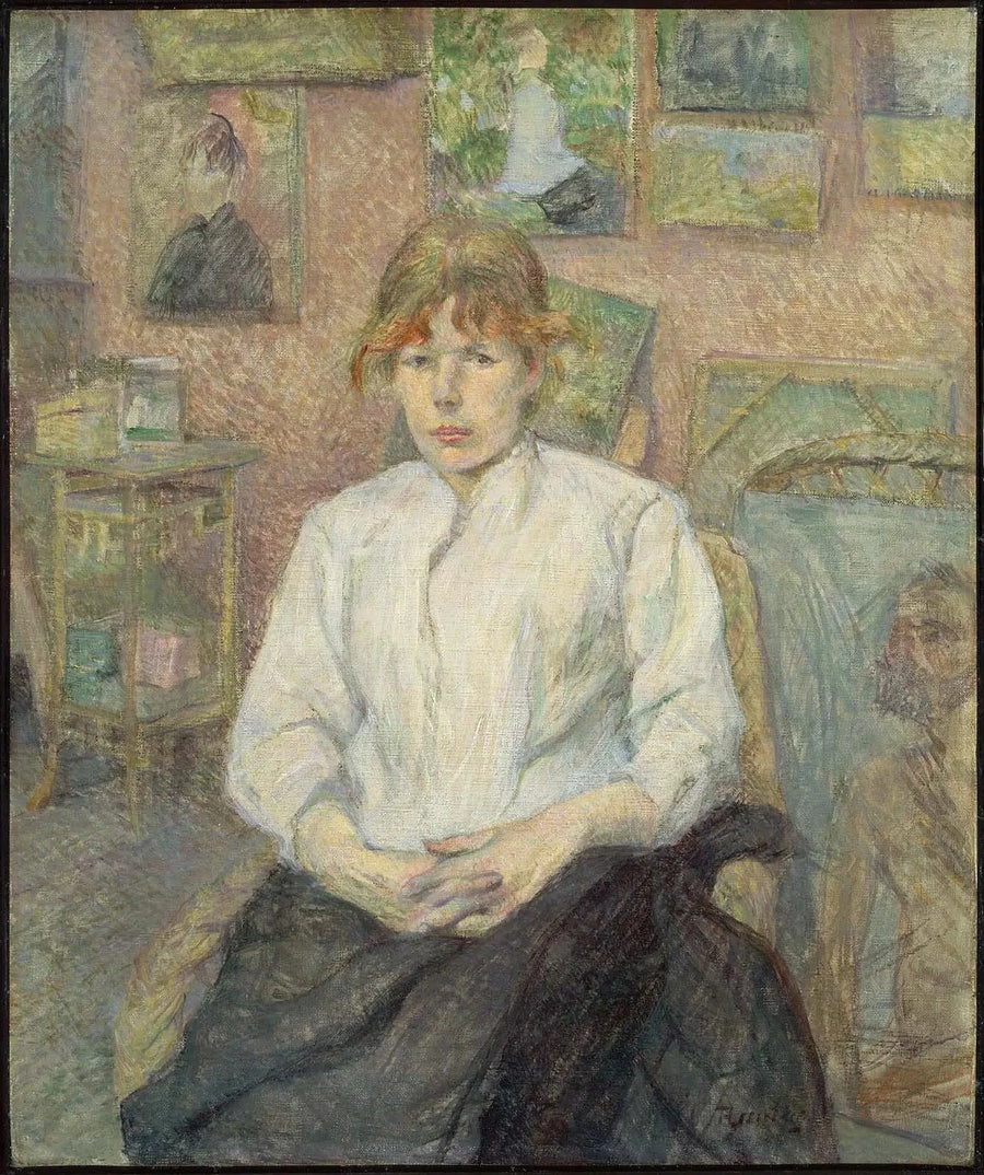 Carmen Gaudin i konstnärens ateljé - Henri de Toulouse-Lautrec