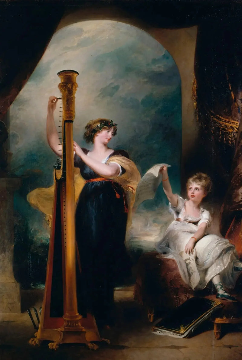 Caroline, Wales prinsessa, och prinsessan Charlotte - Thomas Lawrence