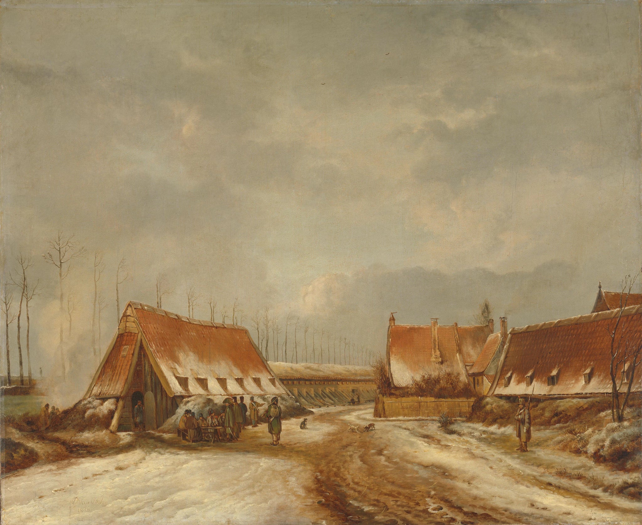 Les casemates de Naarden en 1814 - Pieter Gerardus van Os