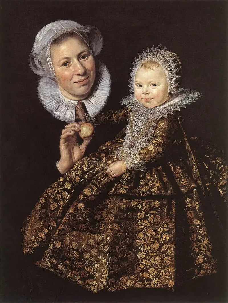 Catharina Hooft och hennes barnsköterska - Frans Hals