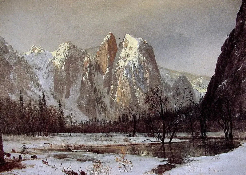 Katedralberget, Yosemite-dalen, Kalifornien - Albert Bierstadt