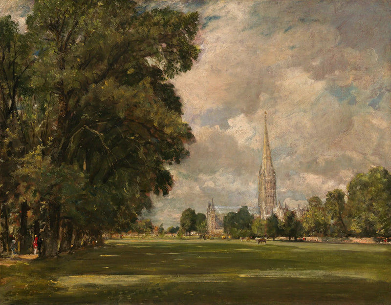 Salisbury domkyrka från Lower Marsh Close - John Constable