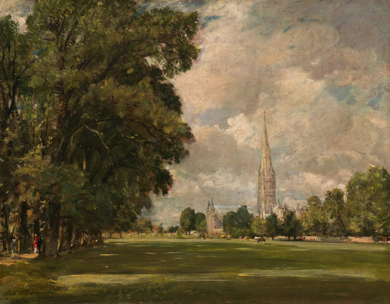Salisbury domkyrka från Lower Marsh Close - John Constable