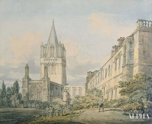 Cathédrale et doyenné de Christ Church - William Turner - Reproductions de tableaux et peintures haut de gamme