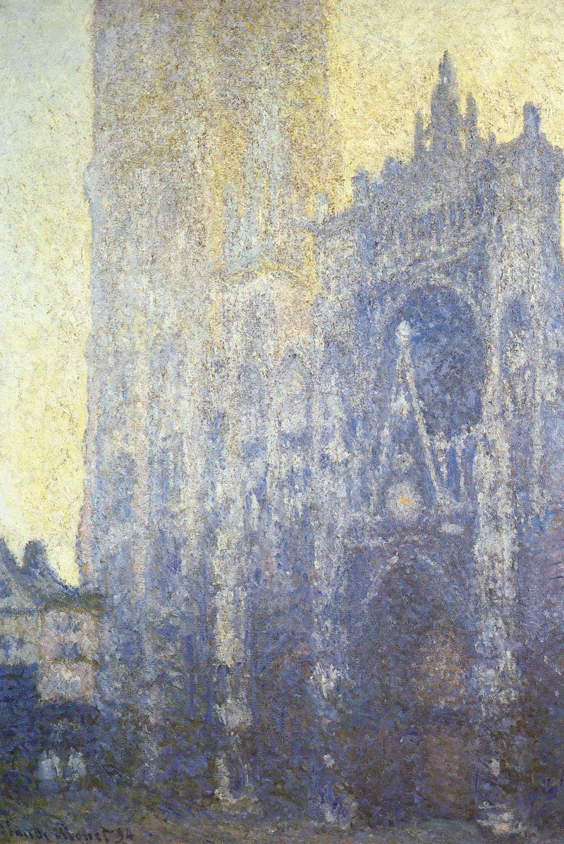 Rouen katedral, morgoneffekt W1347 - Claude Monet