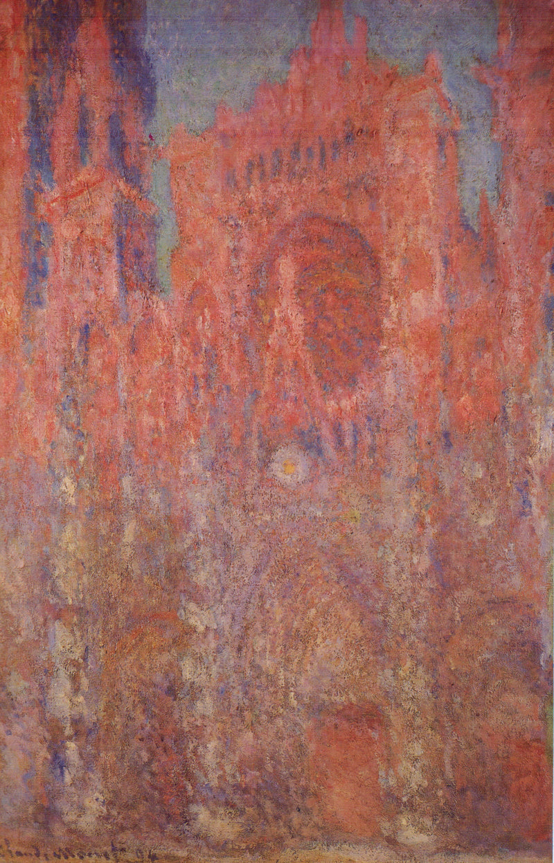 Rouens katedral, portal W1328 - Claude Monet