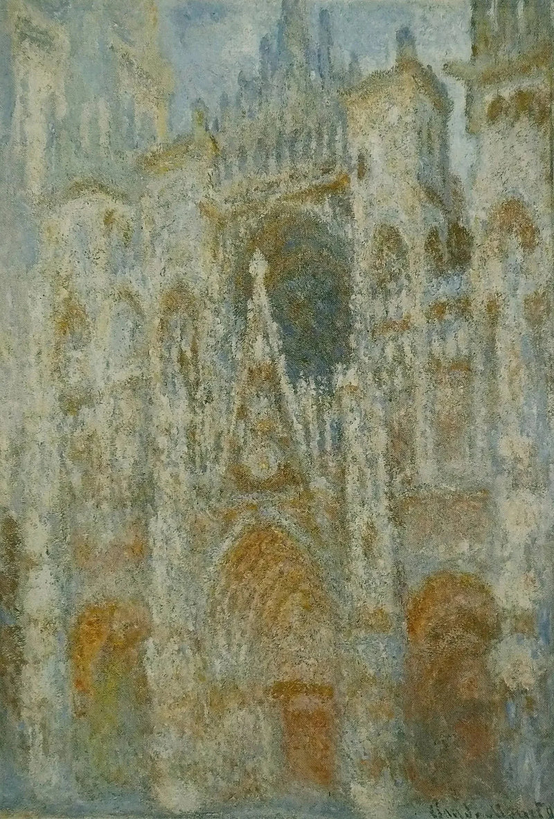 Rouens katedral, morgonsol W1355 - Claude Monet