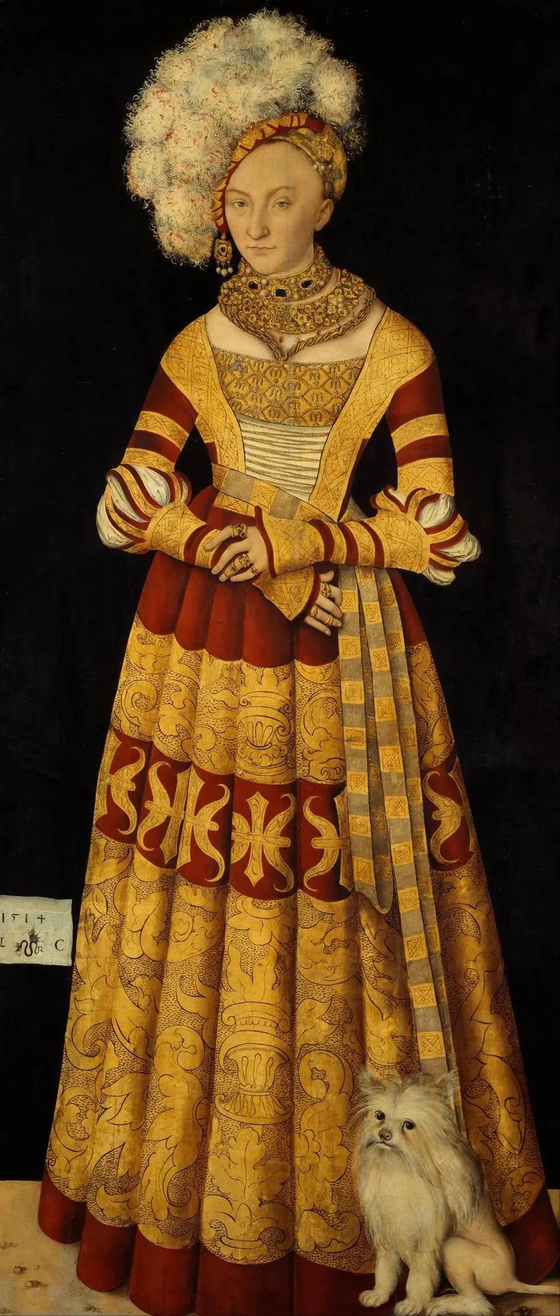 Catherine de Mecklembourg (1487-1561) - Lucas Cranach den äldre