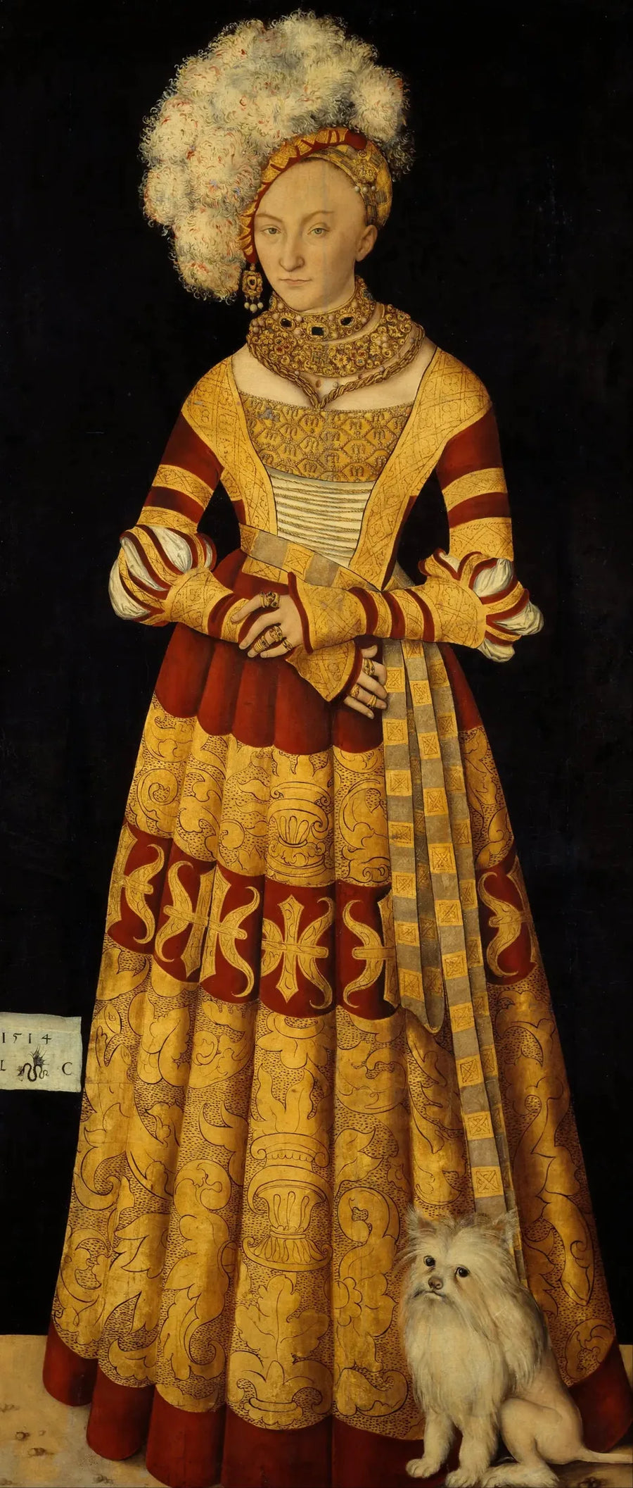 Catherine de Mecklembourg (1487-1561) - Lucas Cranach den äldre