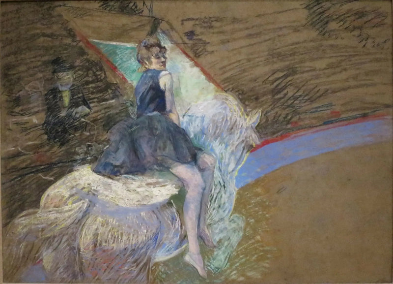 Ryttare vid cirkus Fernando - Henri de Toulouse-Lautrec
