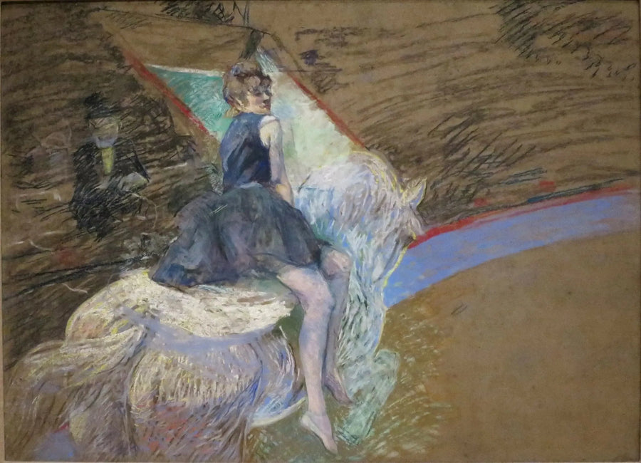 Ryttare vid cirkus Fernando - Henri de Toulouse-Lautrec